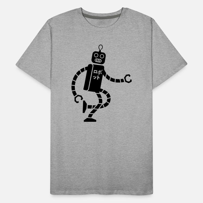robot T-shirt bio Premium Homme