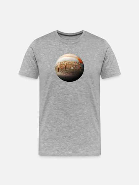 Jupiter - T-shirt bio Premium Homme - gris chiné