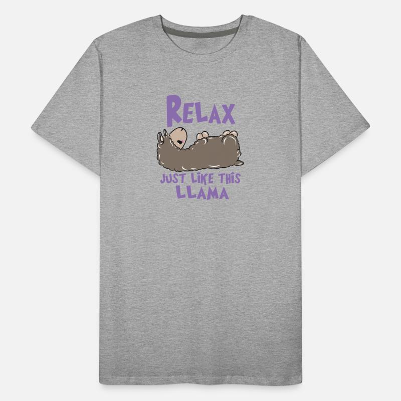 Relax Lama T-shirt bio Premium Homme