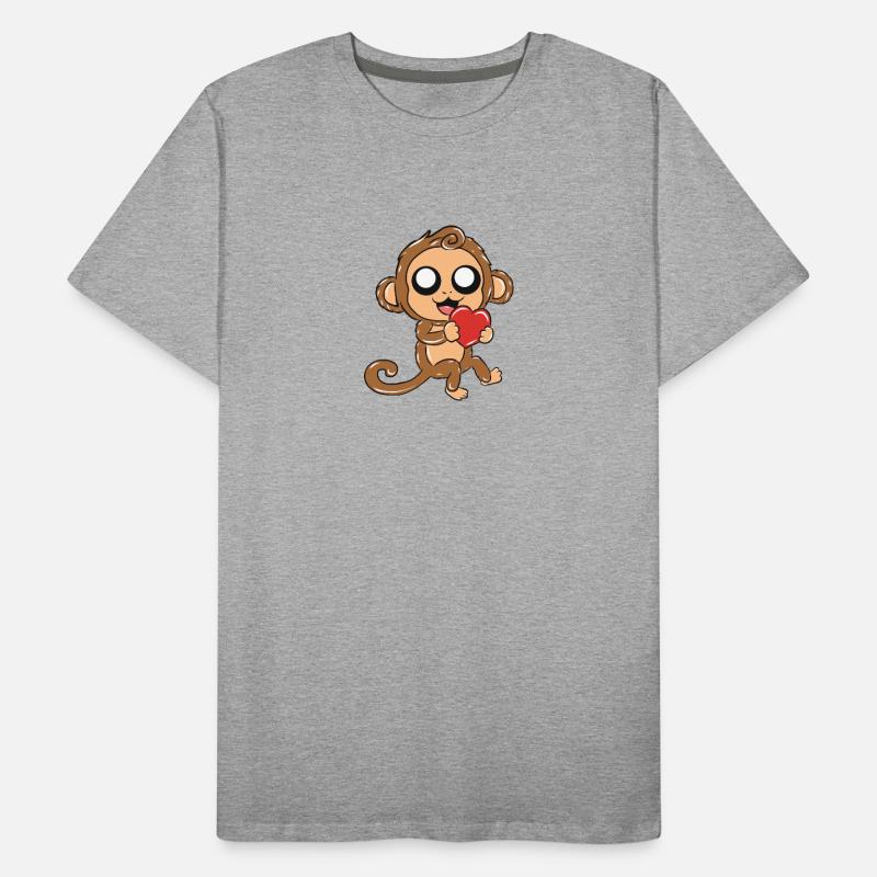 monkey Men's Premium Organic T-Shirt