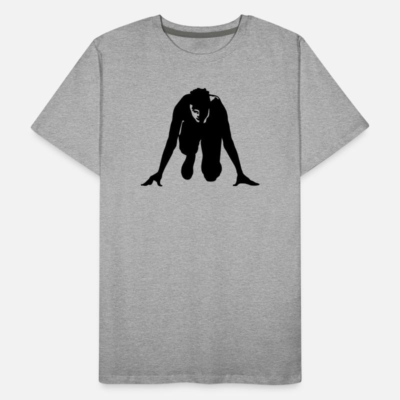 runner start Men's Premium Organic T-Shirt