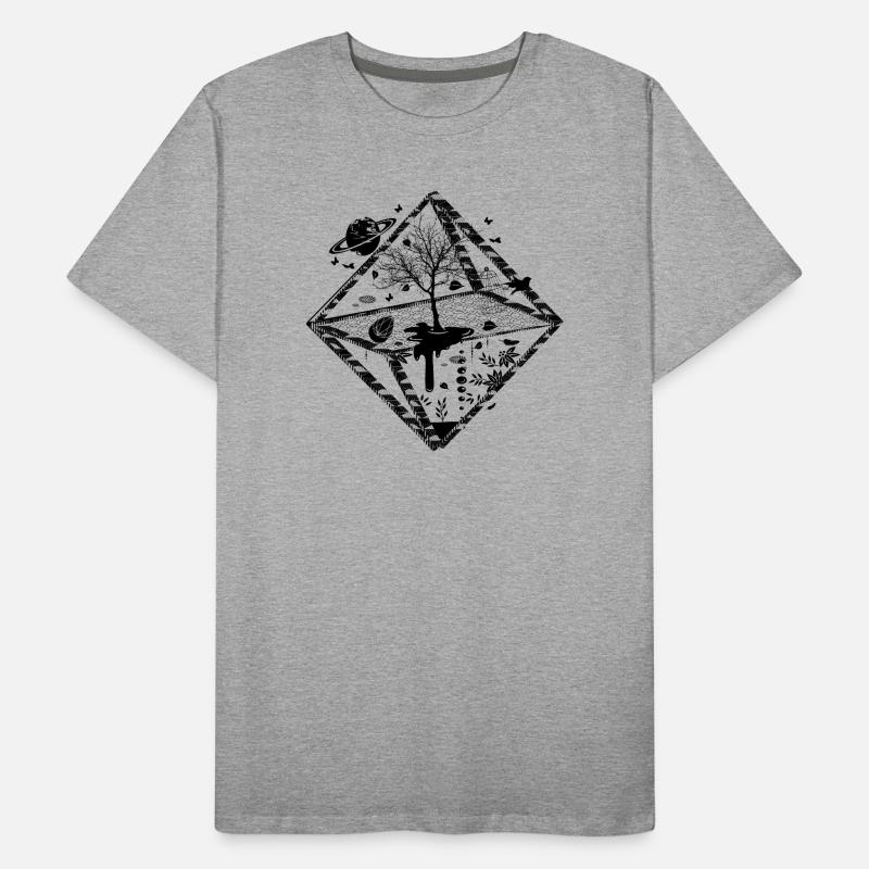 A surrealistic object Men's Premium Organic T-Shirt