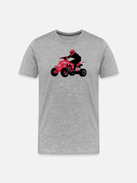 quad - T-shirt bio Premium Homme - gris chiné