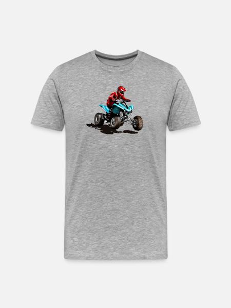 ATV - T-shirt bio Premium Homme - gris chiné