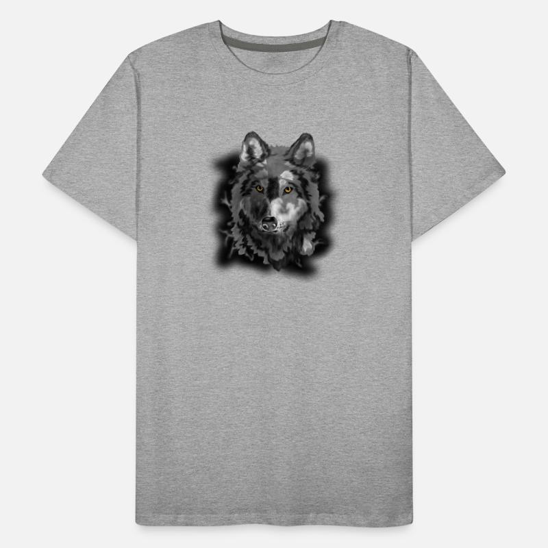 Loup T-shirt bio Premium Homme
