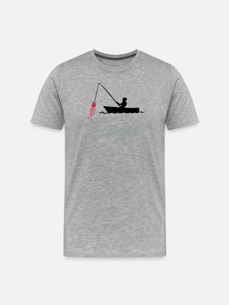pêcheur - T-shirt bio Premium Homme - gris chiné