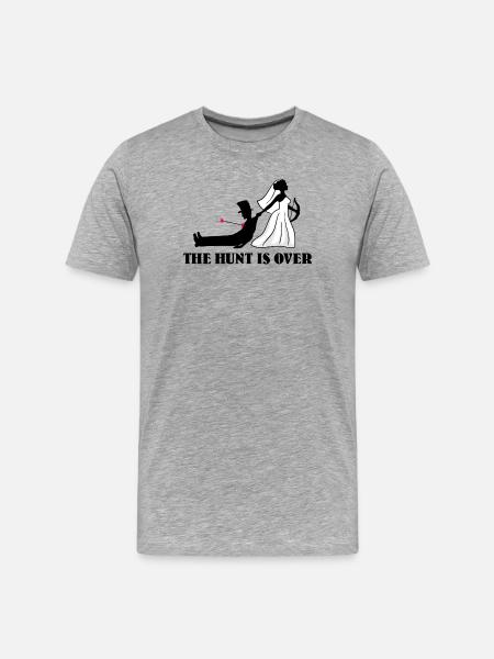 Wedding Party Hen Party Fun - Men's Premium Organic T-Shirt - heather grey