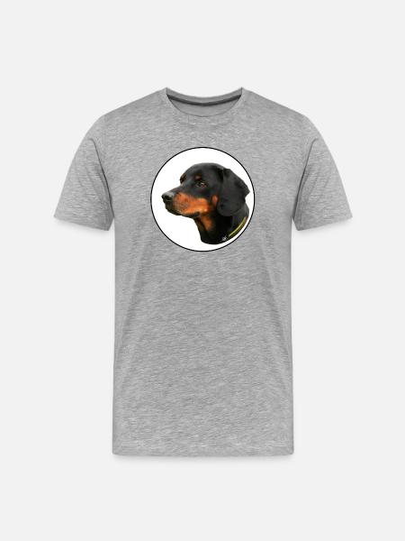 Kopov - Männer Premium Bio T-Shirt - Grau meliert