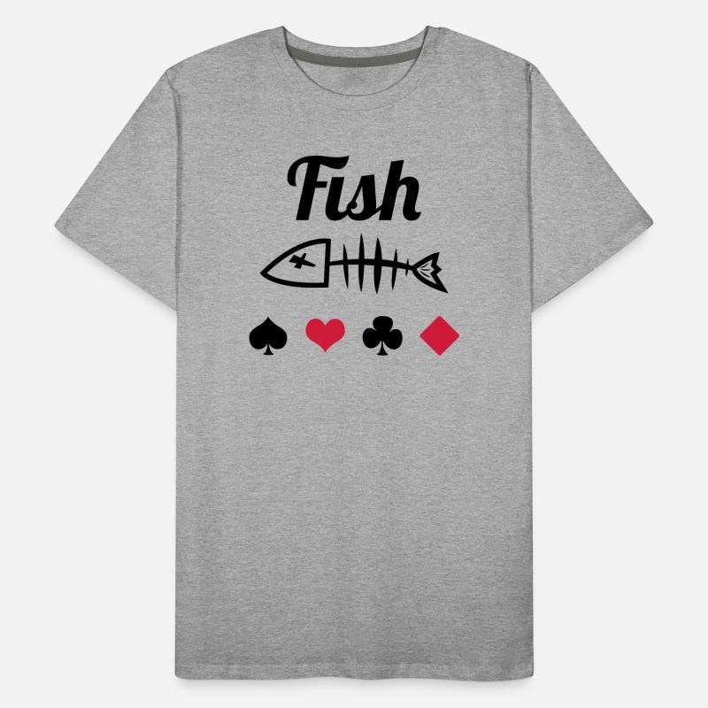 Poker : Fish T-shirt bio Premium Homme