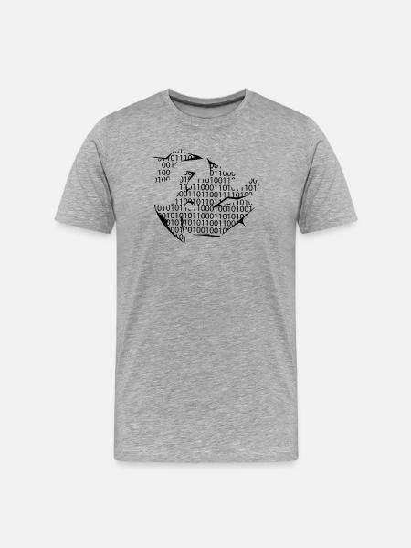 Programmierer - Männer Premium Bio T-Shirt - Grau meliert