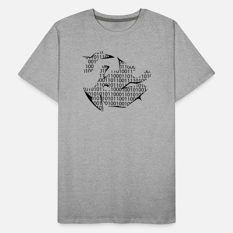 binary code Men's Premium Organic T-Shirt