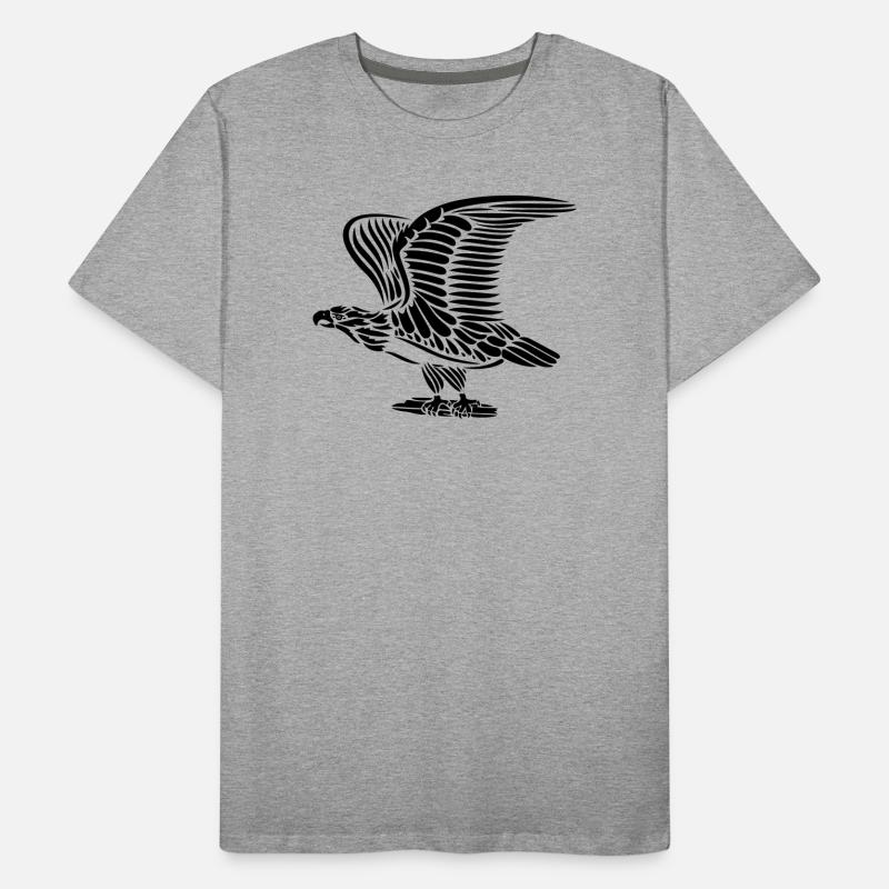 Aigle aux ailes T-shirt bio Premium Homme