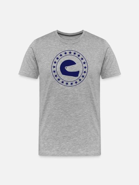Motorbike - Men's Premium Organic T-Shirt - heather grey