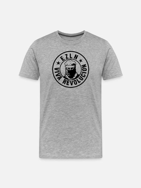 EZLN - Men's Premium Organic T-Shirt - heather grey