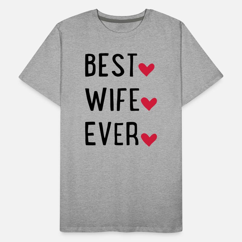 Ehefrau Männer Premium Bio T-Shirt