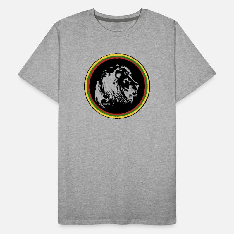 Rasta Farbkreis Ring Männer Premium Bio T-Shirt