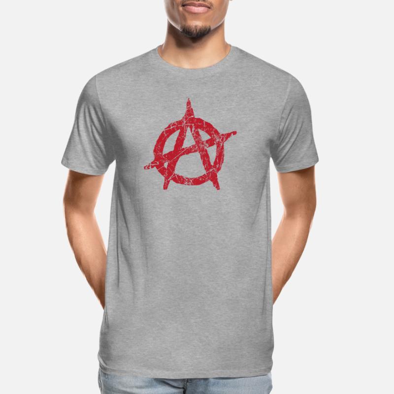 Anarchy symbol Anarchy anarchy anarchy anarchy Men's Premium Organic T-Shirt