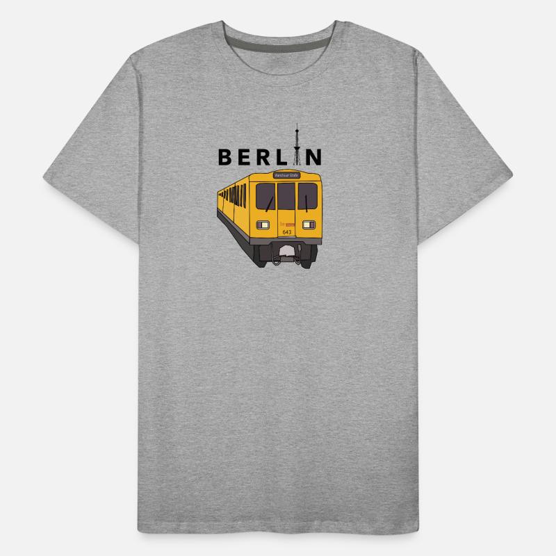 Métro de Berlin T-shirt bio Premium Homme