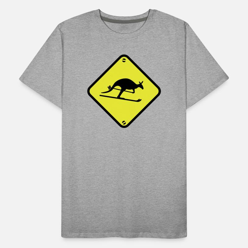 ski T-shirt bio Premium Homme