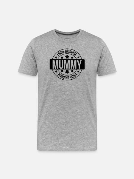 Mummy - T-shirt bio Premium Homme - gris chiné