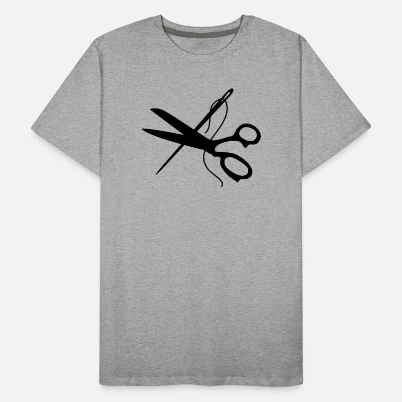 ciseaux T-shirt bio Premium Homme