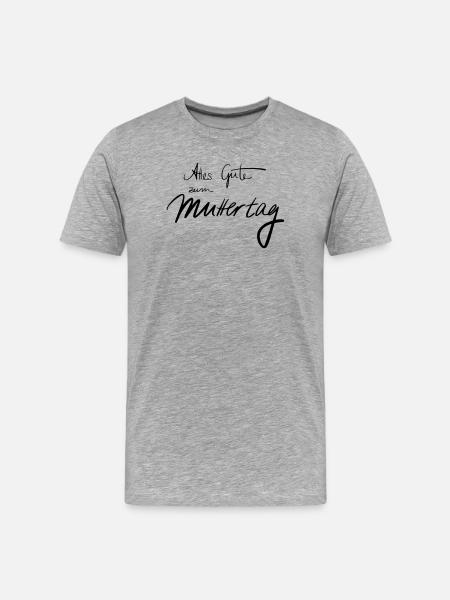 Happy Mothers's Day - Men's Premium Organic T-Shirt - heather grey