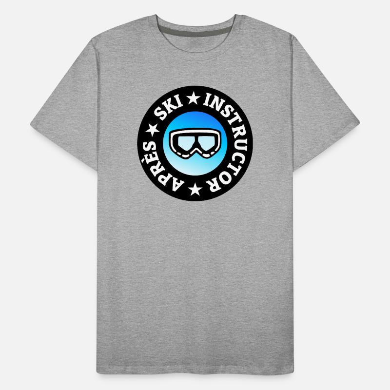 Après-Ski Instructor (Goggles) Men's Premium Organic T-Shirt