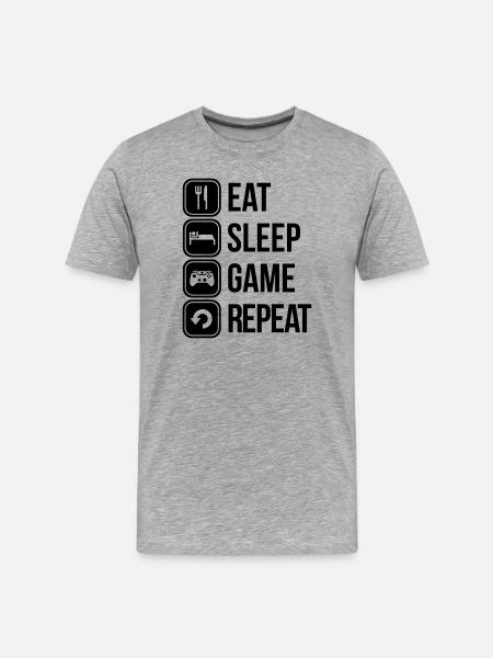 gamer - Men's Premium Organic T-Shirt - heather grey