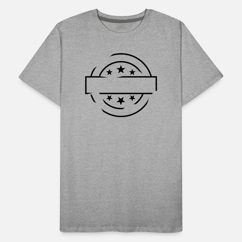 personalisierbar stempel Männer Premium Bio T-Shirt