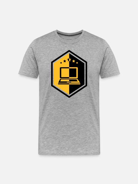 Computing / Informatik / Informatique - Men's Premium Organic T-Shirt - heather grey
