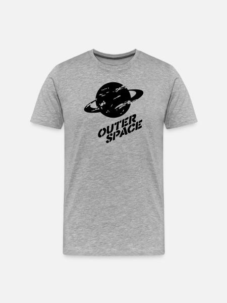 espace - T-shirt bio Premium Homme - gris chiné