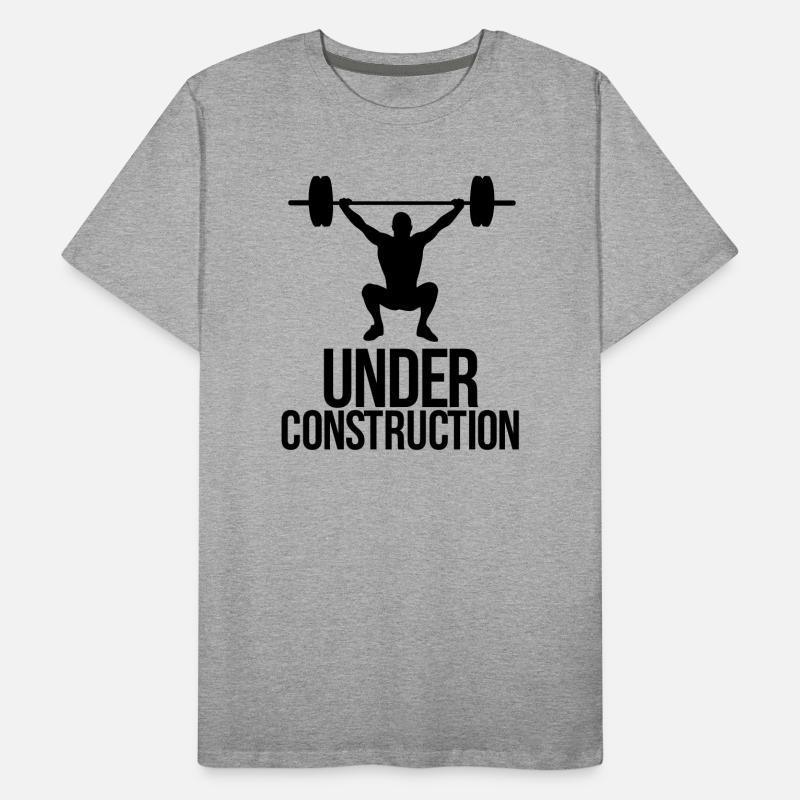 under construction Men's Premium Organic T-Shirt