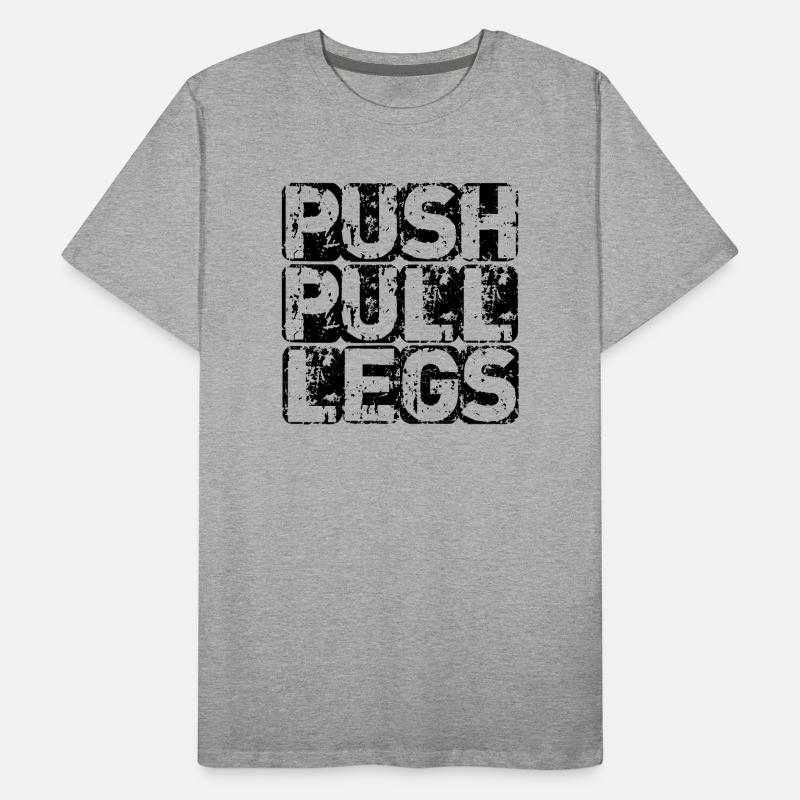 PUSH PULL LEG Men's Premium Organic T-Shirt