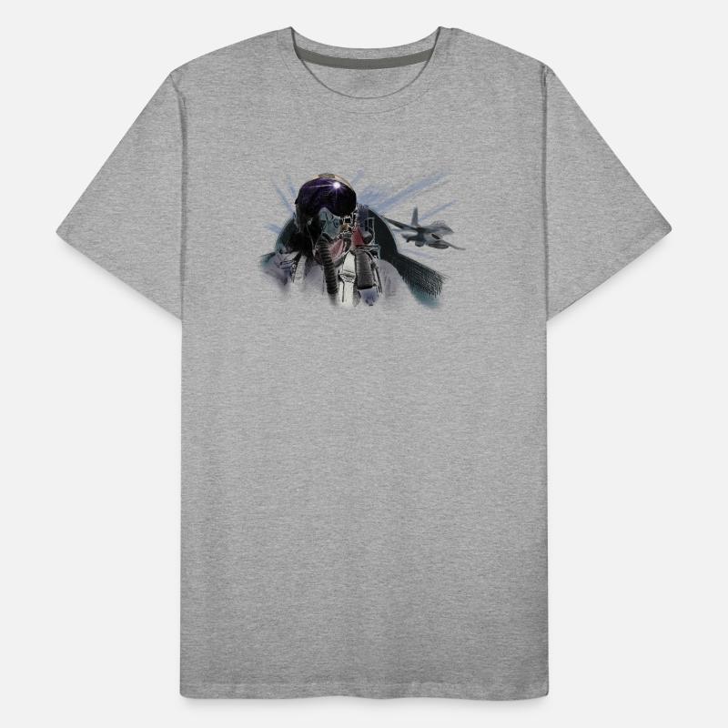Fighter pilot Men's Premium Organic T-Shirt