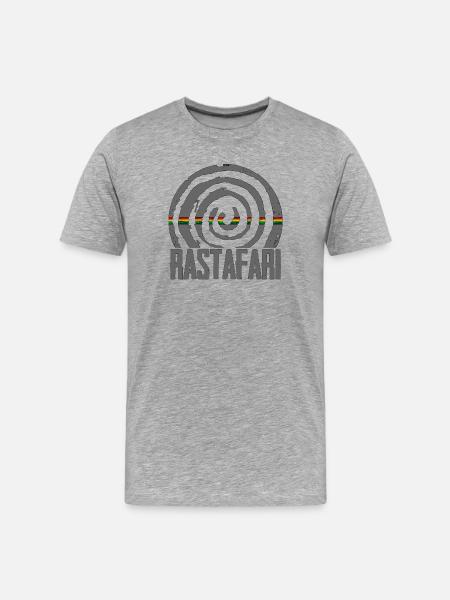 Reggae Rastafari - T-shirt bio Premium Homme - gris chiné