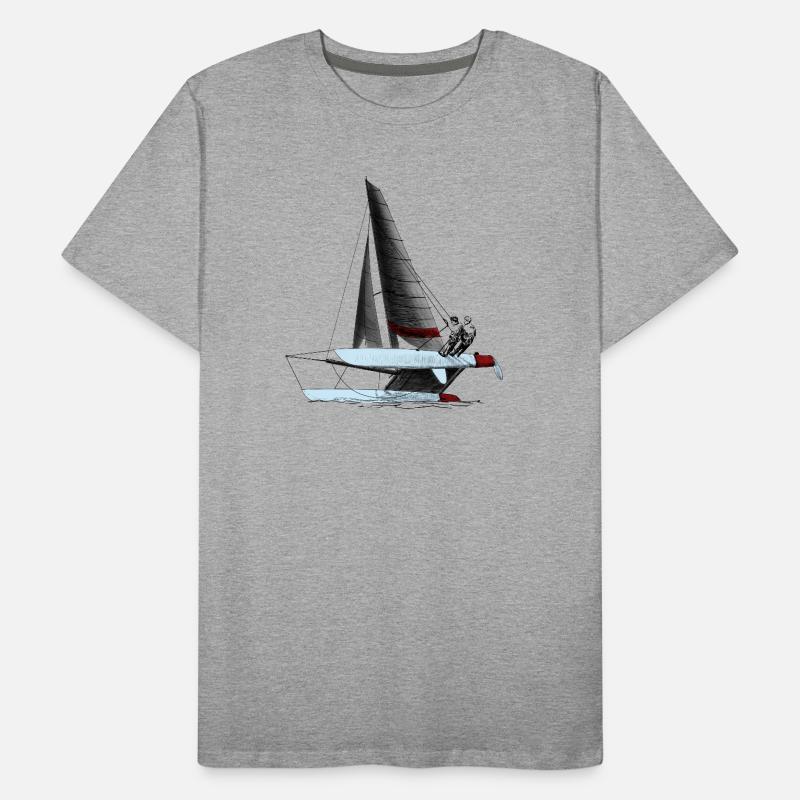 catamaran T-shirt bio Premium Homme