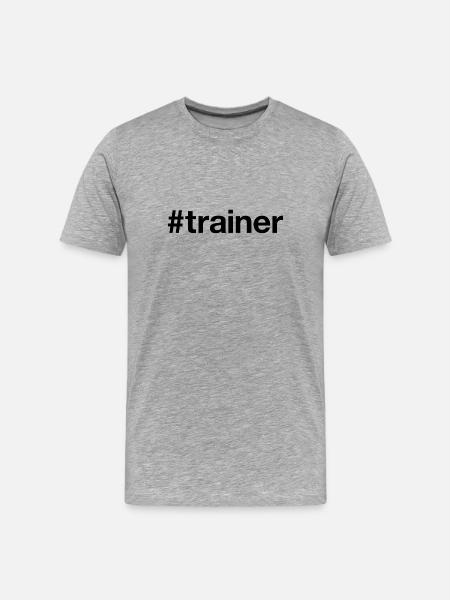 COACH - Men's Premium Organic T-Shirt - heather grey