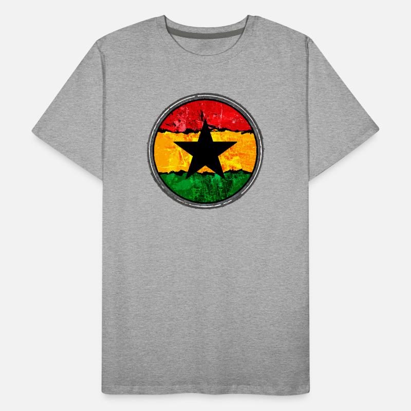 Rasta avec l’étoile T-shirt bio Premium Homme