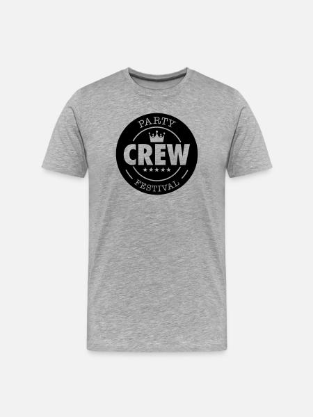 festival crew - Men's Premium Organic T-Shirt - heather grey