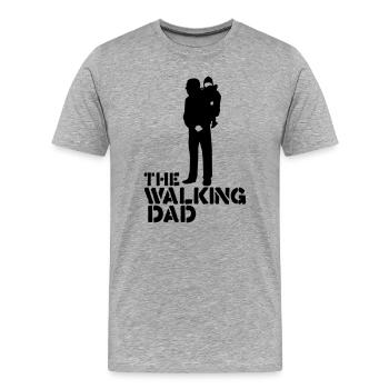 the - T-shirt bio Premium Homme - gris chiné - Devant - Damien (186cm)
