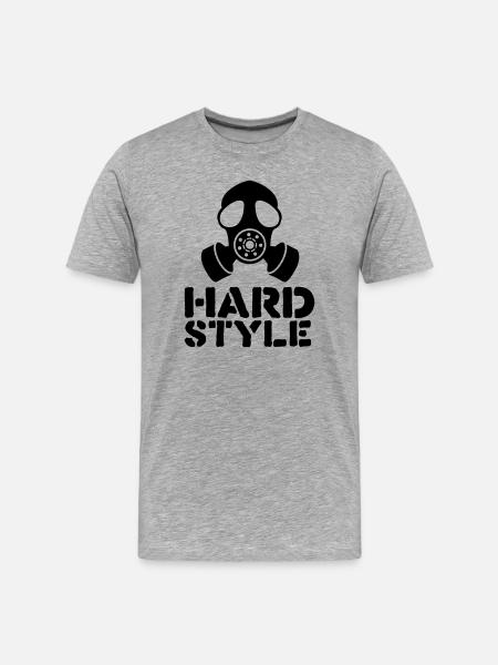 hardstyle - Men's Premium Organic T-Shirt - heather grey