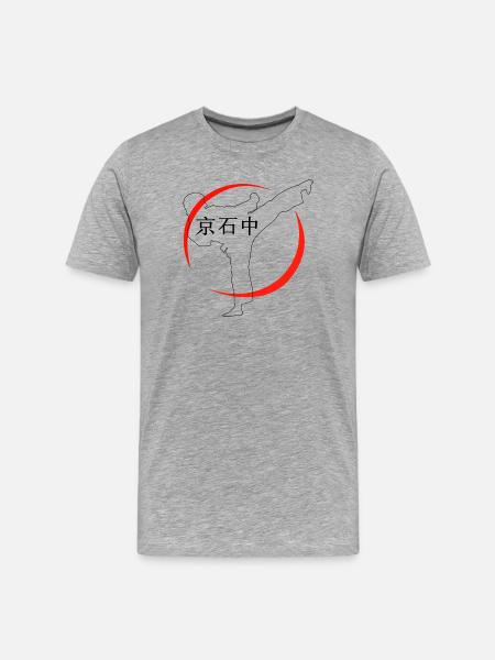 Karate sports - Men's Premium Organic T-Shirt - heather grey