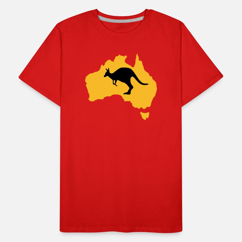 Australien Männer Premium Bio T-Shirt