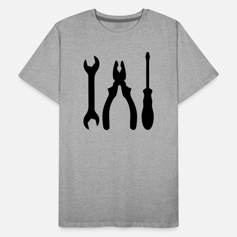 outils T-shirt bio Premium Homme