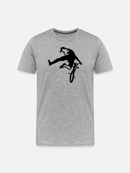 bmx - T-shirt bio Premium Homme - gris chiné