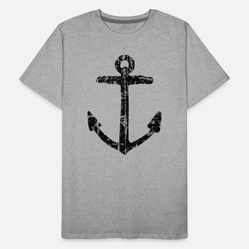 Ancre (Noire) T-shirt bio Premium Homme
