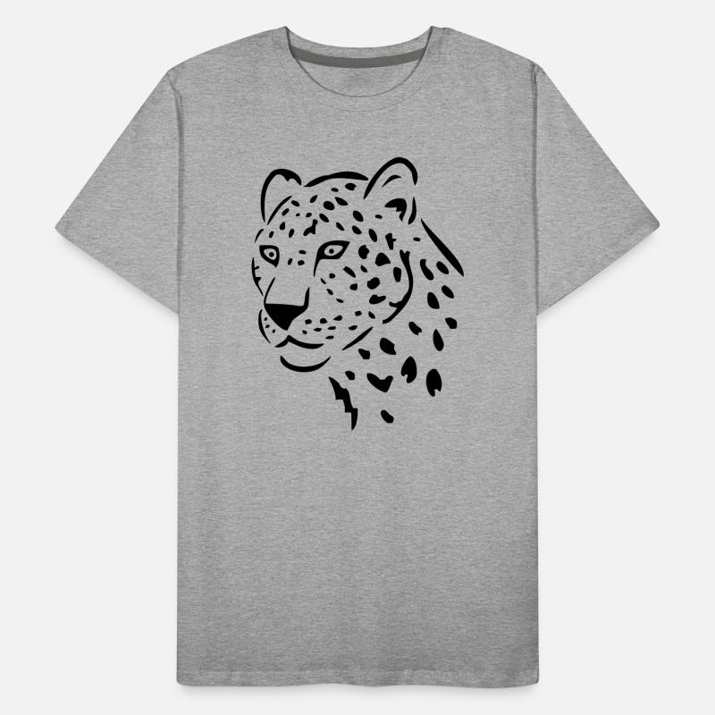 leopard Men's Premium Organic T-Shirt