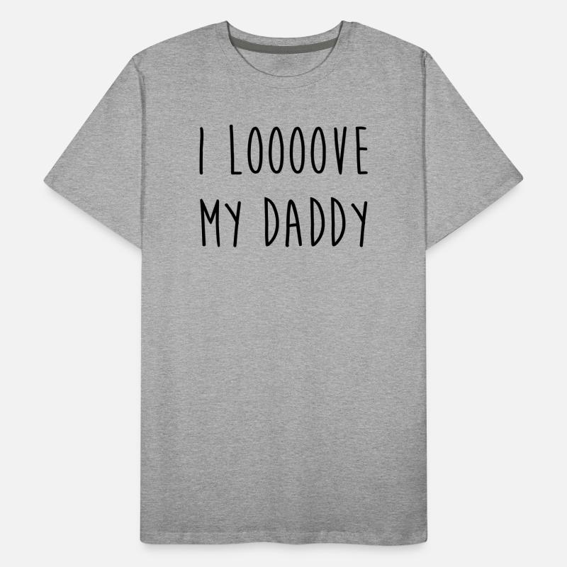 Dad / Papa / Daddy / Vati / Baby / Bébé / Birth Men's Premium Organic T-Shirt