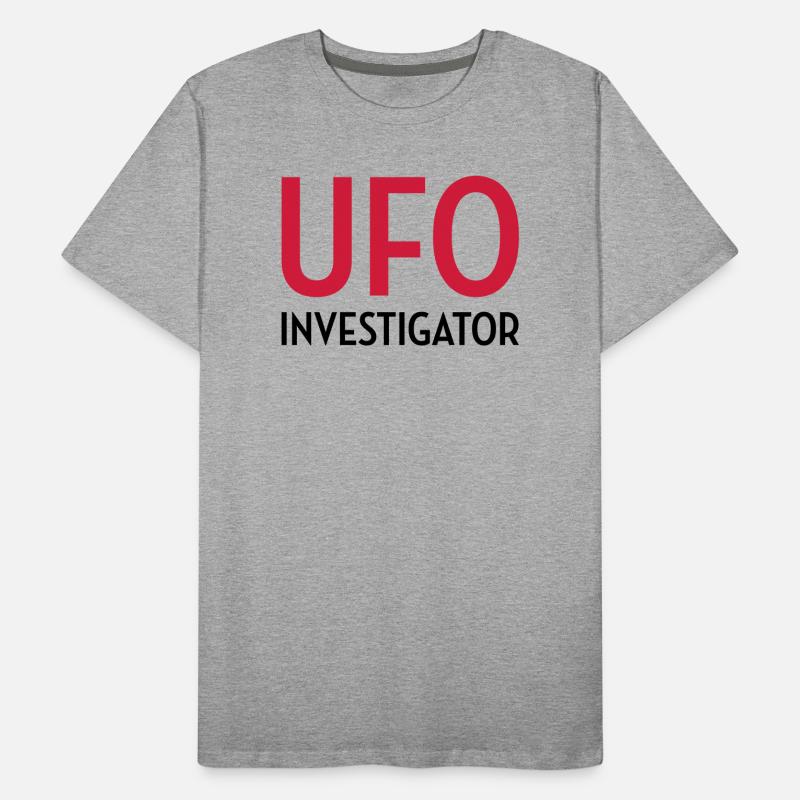 UFO - Alien - Unidentified flying object - Space Men's Premium Organic T-Shirt