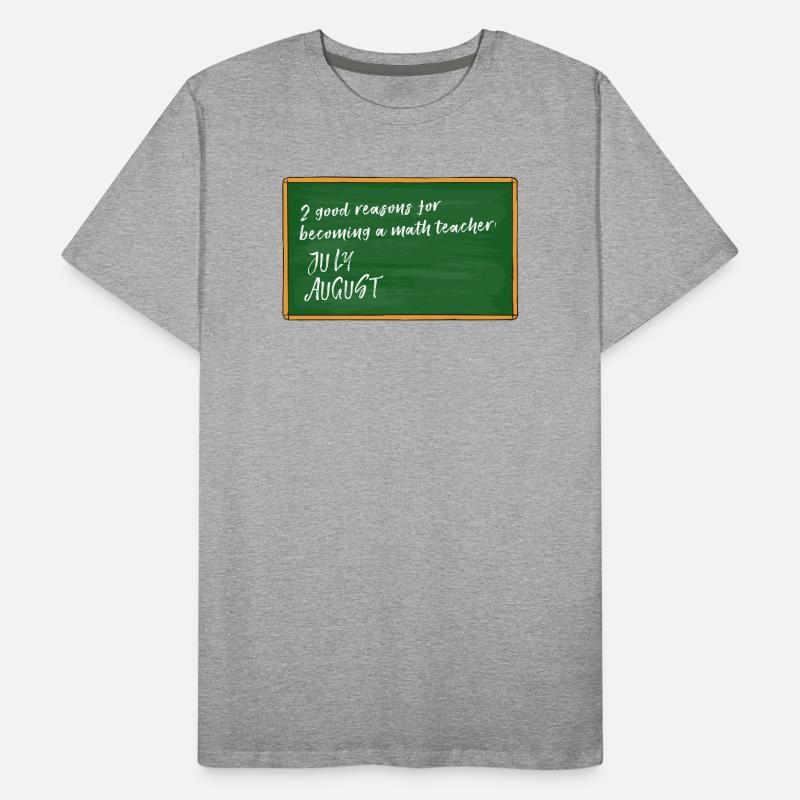 Professeur de vacances professeur de professeur professeur énonciations drôles T-shirt bio Premium Homme